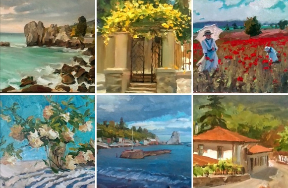 Гурзуф Константина Коровина запечатлели мастера кисти наших дней