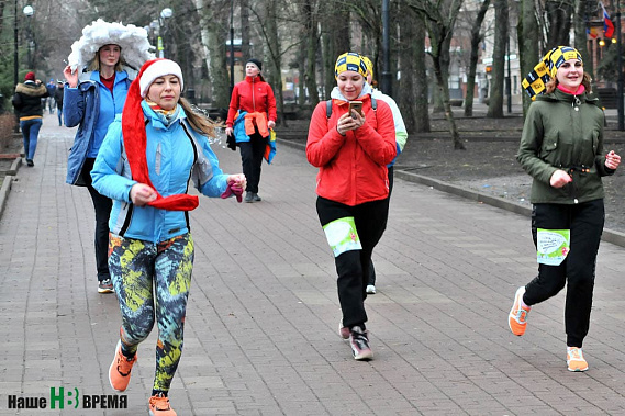 1 января в Ростове прошел традиционный легкоатлетический забег