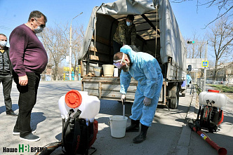 Фотохроники самоизоляции. Шахты: маски и дезсредства есть