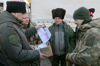 Донские казаки передали в ЛНР очередную партию гуманитарки