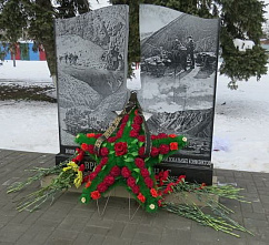В Константиновске открыли памятника памятник воинам-афганцам