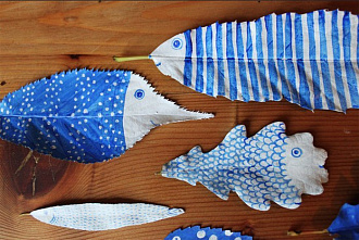 Такие веселые листья