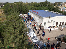 В Ростове идет посадка на вывозной поезд в Узбекистан