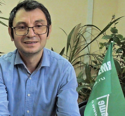 Представитель Федерации шахбокса России в донской столице и призер областного конкурса на лучшее преподавание шахмат в школе Ованес Луспикаев