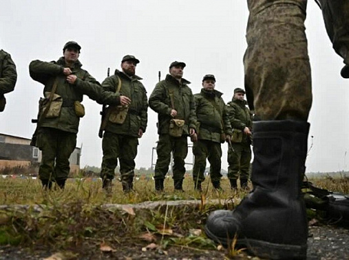 Тренировка теробороны в одной из приграничных областей. Источник фото: Илья Питалев/ РИА «Новости»