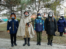 В азовском селе Пешково перезахоронили останки неизвестного бойца