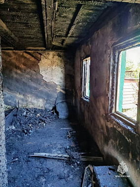 На пожаре в Красносулинском районе пострадали дети