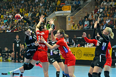 Донские гандболистки в первом матче финала чемпионата страны обыграли столичный ЦСКА