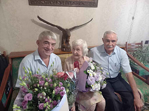 Ростовчанке Марии Дмитриевне Болдыревой в день ее 102-летия вручили орден «Доблести»