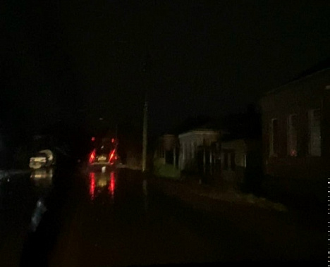 Батайск во тьме. Источник фото: 