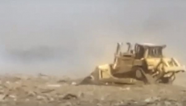 Под Сальском несколько дней тлела свалка