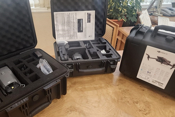 Спецоборудование БПЛА, переданное донским правительством в войска. Источник фото: правительство Ростовской области.