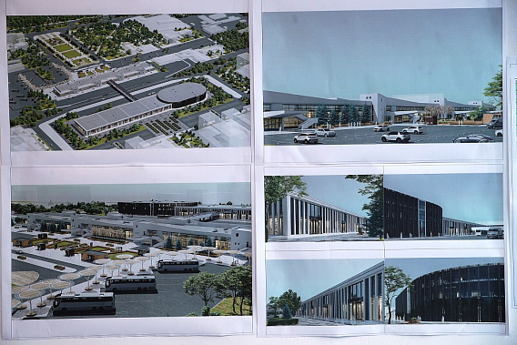 Эскизы объектов и площадей будущего Центрального автовокзала в Ростове. Источник фото: пресс-служба губернатора Ростовской области.