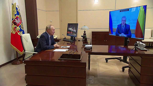 У губернатора Василия Голубева состоялся разговор с президентом Владимиром Путиным