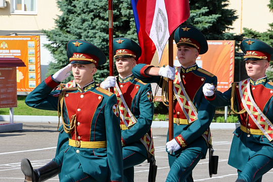 Бойцы Росгвардии дали клятву на верность Российской Федерации