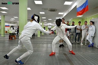 Поединки чемпионата ЮФО по фехтованию