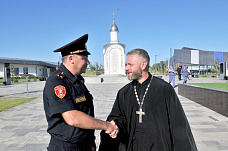 Донские росгвардейцы первыми приняли присягу на территории народного музея «Самбекские высоты»