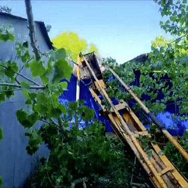 Скриншот из видео, опубликованного в Телеграм-канале «Че по Ростову»