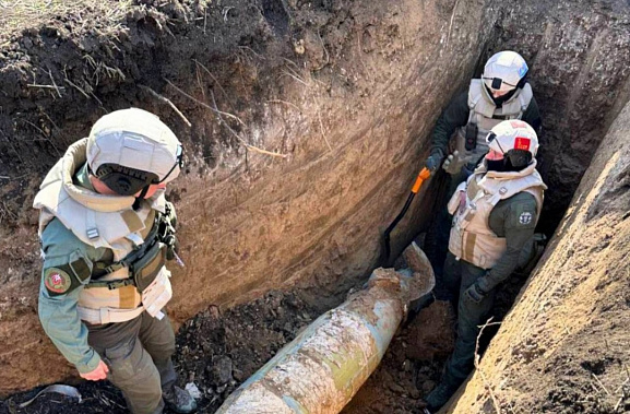   Пиротехники Донского спасательного центра МЧС России уничтожили взрывоопасные находки