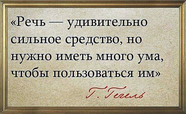 Высказывание о языке и пример