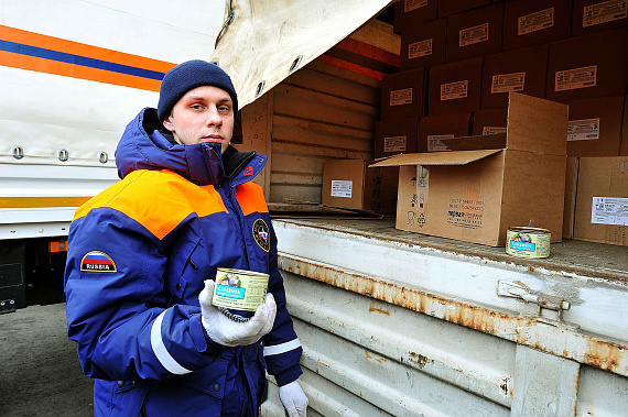 В Новороссию отправился 13-й гуманитарный конвой