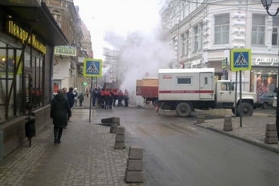 Из-за аварии без тепла остались полтора десятка домов в центре Ростова