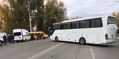 В Волгодонске столкнулись автобус и маршрутка: два человека госпитализированы