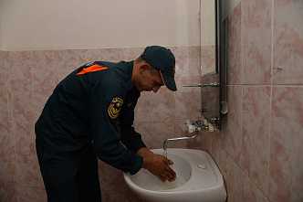 Ростовская АЭС помогла организовать горячее водоснабжение в пожарной части