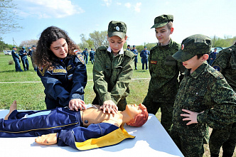 Донское МЧС отработало тушение ландшафтного пожара