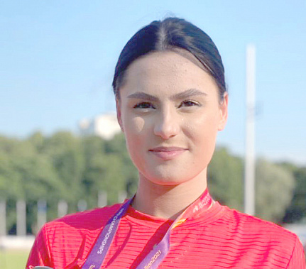 Дончанка Валерия Воловикова первая в тройном прыжке