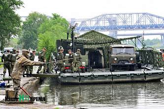 Инженерные войска ЮВО отправились в переход по рекам