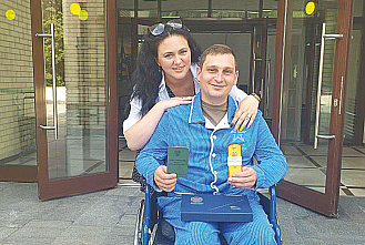 Прапорщик Алексей Школа удостоен ордена Мужества