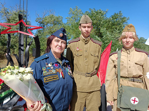В Азовском районе торжественно открыли памятный знак «Взрыв»