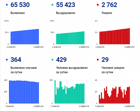Коронавирус в Ростовской области: статистика на 5 февраля