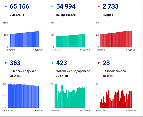 Коронавирус в Ростовской области: статистика на 4 февраля