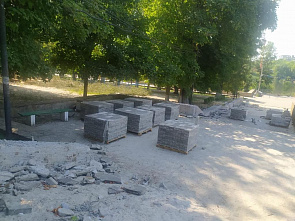 В Ростове начали благоустройство парка Дружба