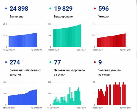 Коронавирус в Ростовской области: статистика на 12 октября