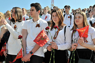 В преддверии Дня Победы. 