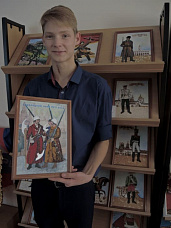 Проект «Память в граните» ребята сделали в технике бисерокупажа