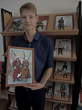 Проект «Память в граните» ребята сделали в технике бисерокупажа