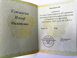 Владимир Путин наградил группу донских фронтовиков посмертно