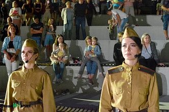 В Ростове-на-Дону в небе зажглись «Лучи Победы»