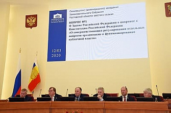 Ростовские депутаты одобрили поправки в Конституцию