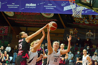 В домашнем матче женской Евролиги БК «Пересвет - ЮФУ» обыграл клуб «Лиепая»