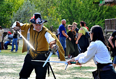 В Кумженской роще организовали «Рыцарский стан»