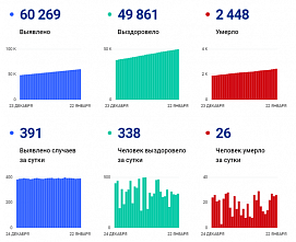 Коронавирус в Ростовской области: статистика на 22 января