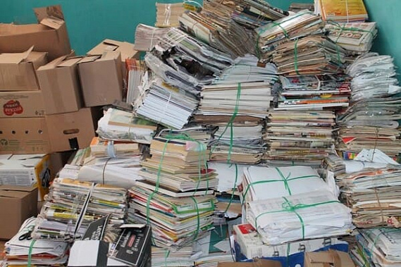 Ростовская гимназия № 46 собрала 2,5 тонны бумаги