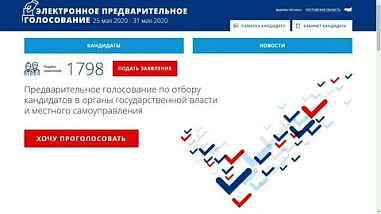 "Праймериз" у ростовских единороссов пройдут в онлайн-режиме. Формат голосования в других территориях также будет особым