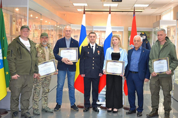 Поисковики донского «Миус-Фронта» отмечены по линии ФСБ