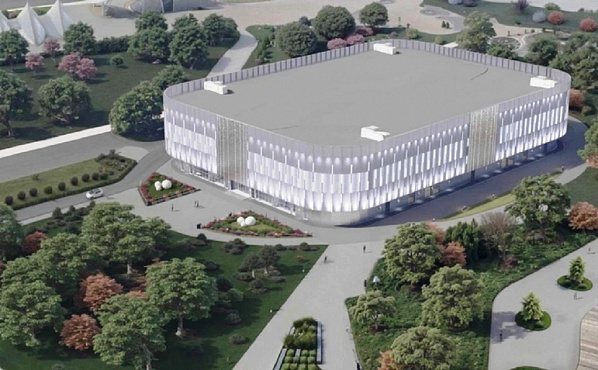 Так должен был выглядеть хоккейный стадион рядом с «Ростов Ареной». Источник: администрация Ростова.    